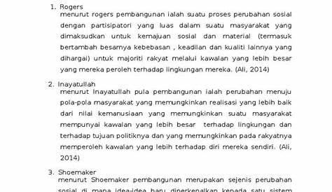 Kuliah Falsafah 6.pptx - Teori-teori pembangunan • Teori Modenisasi