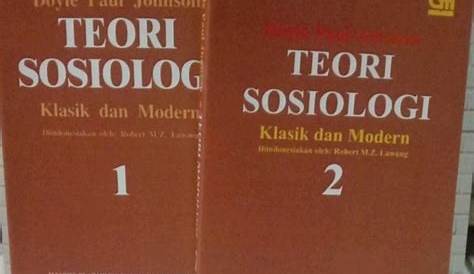 Jual Teori Sosiologi Klasik dan Modern Diindonesiakan oleh Robert M.Z