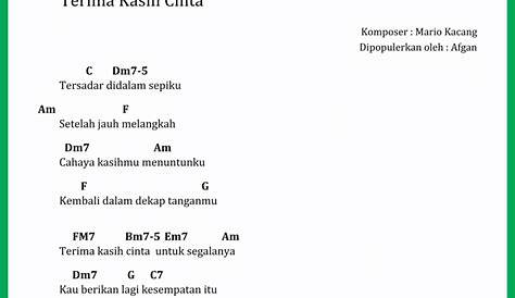 Lirik Lagu Terima Kasih Cikgu Not Angka Lagu Terima Kasih Cikgu Upin