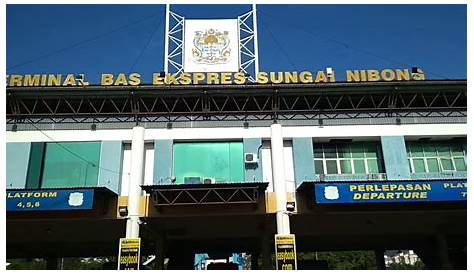 Terminal Bas Sungai Nibong : Pengalaman backpacker tiga beranak ke