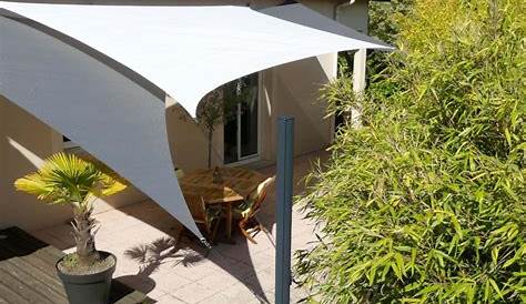 Terrasse Avec Voile Dombrage D Ombrage Rectangulaire Pour Proteger Balcon Patio