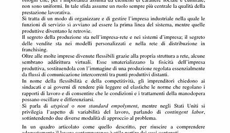 Tesi di laurea sul mercato del lavoro - cap 3 - Docsity