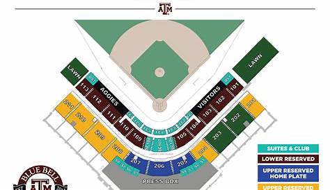 Texas Stadium Seat Map