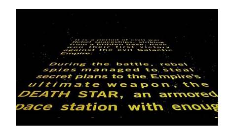 Star Wars Text - PremierePro.net