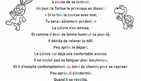Texte En Francais Pour Apprendre A Lire Exemple De Texte | The Best