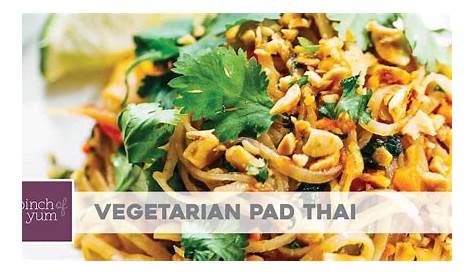 Thai Food Near Me Vegetarian Rainbow Pad With Peanuts And Basil Recipe