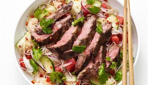 Thai Steak And Noodle Salad Recipe Hillstone Houston's