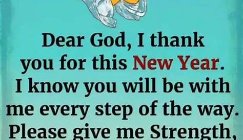 Thank You God For New Year Quotes