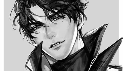 Male Anime Hairstyles Drawing at PaintingValley.com | Explore