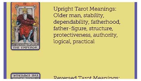 The Emperor Angelic Tarot Card Meanings