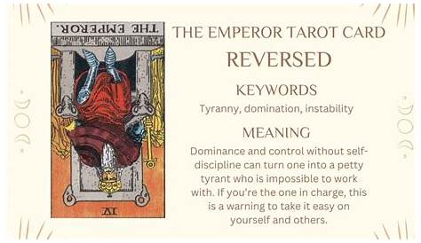 Reversed Emperor Card Meanings - ⚜️ Cardarium ⚜️