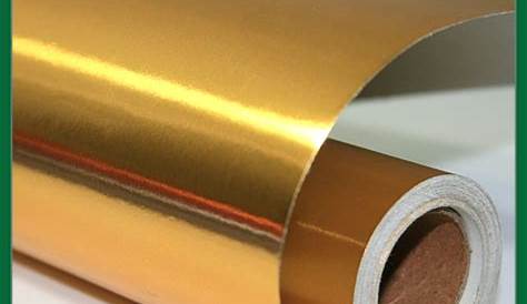 Metallic Gold Gift Wrap Paper 5 ft Roll of Wrapping Paper