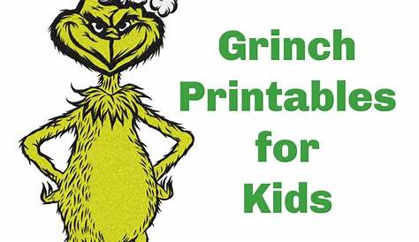 Free Printable Grinch Worksheets Printable Worksheets