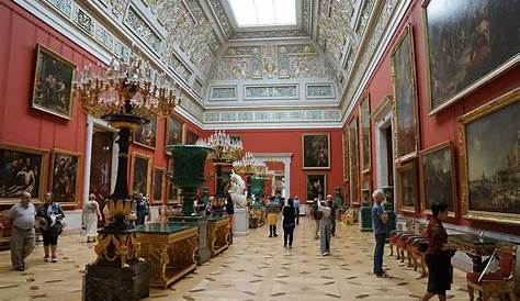 The Interior of the the State Hermitage, a Museum of Art and Culture