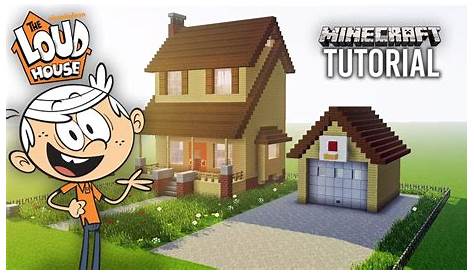 Minecraft Tutorial How To Make "The Loud House" House From "The Loud