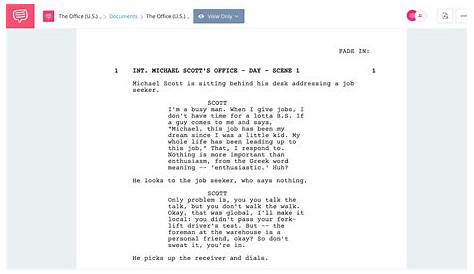 THE OFFICE Pilot Script -- Written by Greg Daniels | TV Pilot Scripts