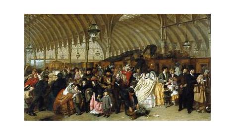 The Railway Station Painting 1862 William Powell Frith, Derby Day Smarthistory