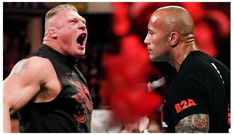 The Rock vs Brock Lesnar Wrestlemania 30? - YouTube