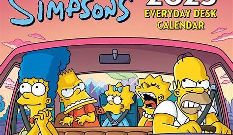 The Simpsons 2025 Wall Calendar - Book Summary & Video | Official