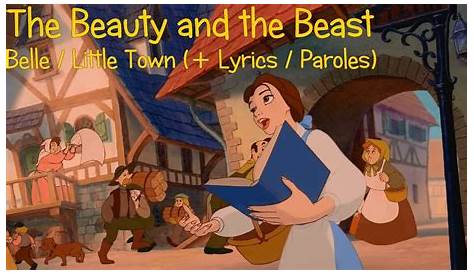 The Song Belle From Beauty And The Beast Lyrics On Screen Youtube