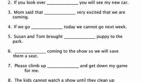 Their/There/They´re Quiz ESL worksheet by laurieann