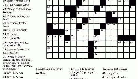 Online Crossword Puzzles Net Printable - Printable Form, Templates and