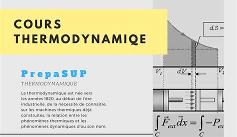 Thermodynamique Cours Pdf S1 COURS DE THERMODYNAMIQUE SMPC PDF