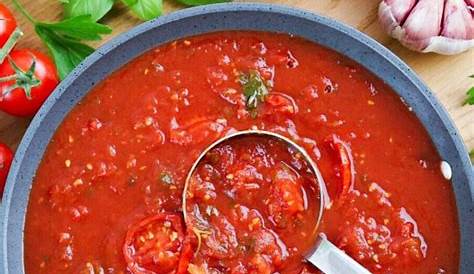 Die einfachste Tomatensauce der Welt mit 4 Zutaten - Meinestube