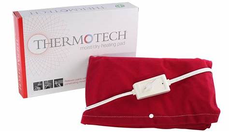 Thermotech Automatic Digital Moist Heating Pad Heating Pad, Beige