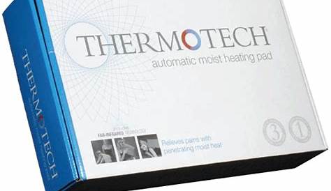 Thermotech Conventional Heating Pad with Moisture Pad | eBay