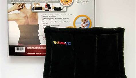 Thermotex Platinum Far Infrared Therapy All-Purpose Heating Pad - TTS