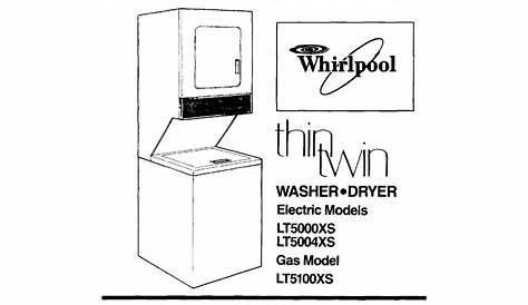 Whirlpool Thin Twin Washer Dryer Troubleshooting Consumer Knowledge