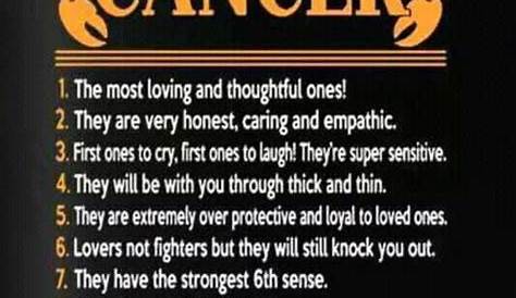 10 Things You'll Only Understand If You're A Cancer | Cancer zodiac