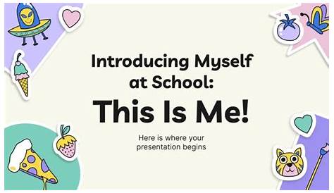 About Me Presentation Template