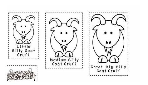 Three Billy Goats Gruff Printables Pdf