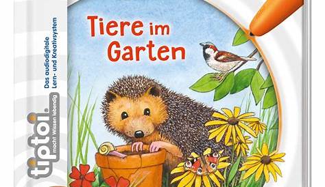 Ravensburger tiptoi Buch Pocket Wissen Tiere im Garten 65891