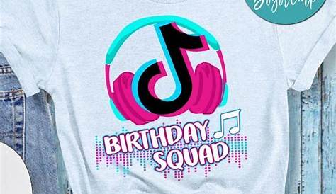 TikTok Squad Shirt - Tik Tok Party Supplies Shirt | Bobotemp
