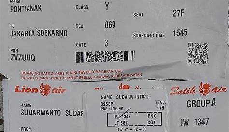 Saya & Keluarga: Web Check In Batik Air dan Lion Air