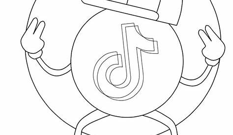 ️Tiktok Coloring Pages Free Download| Gambr.co