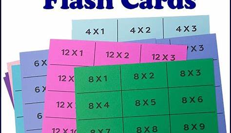 Free Printable Multiplication Flash Cards Pdf Printable Templates