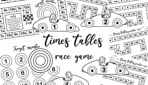 Times Tables Game - Raceway Bundle | Teaching Resources