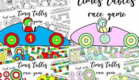 Multiplication Race Game | Year 4 Times Tables Check Resources