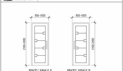 Standar Ukuran Pintu Rumah, Pintu Kamar Tidur, dan Pintu Kamar Mandi