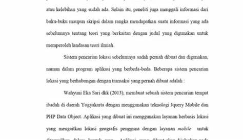 Contoh Tinjauan Pustaka Proposal Skripsi Teknik Informatika - Kumpulan