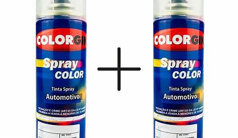 Tinta Spray Automotiva Colorgin Branco Geada Brilhante 300ml - R$ 22,90