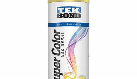 Tinta Spray Dourado Tek Bond Uso Geral 350ML - Papelaria Criativa