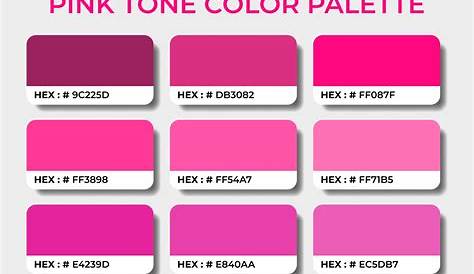 Paleta de cores com tons rosa pastel | Color schemes colour palettes