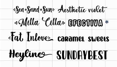 aesthetic fonts part 1 | Gaya huruf, Font huruf, Alfabet font