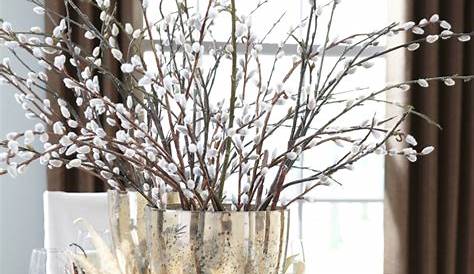 Winter-Tischdeko selber machen- Naturmaterialien und winterliches Weiß