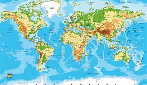 Carte du Monde - Atlas - Arts et Voyages